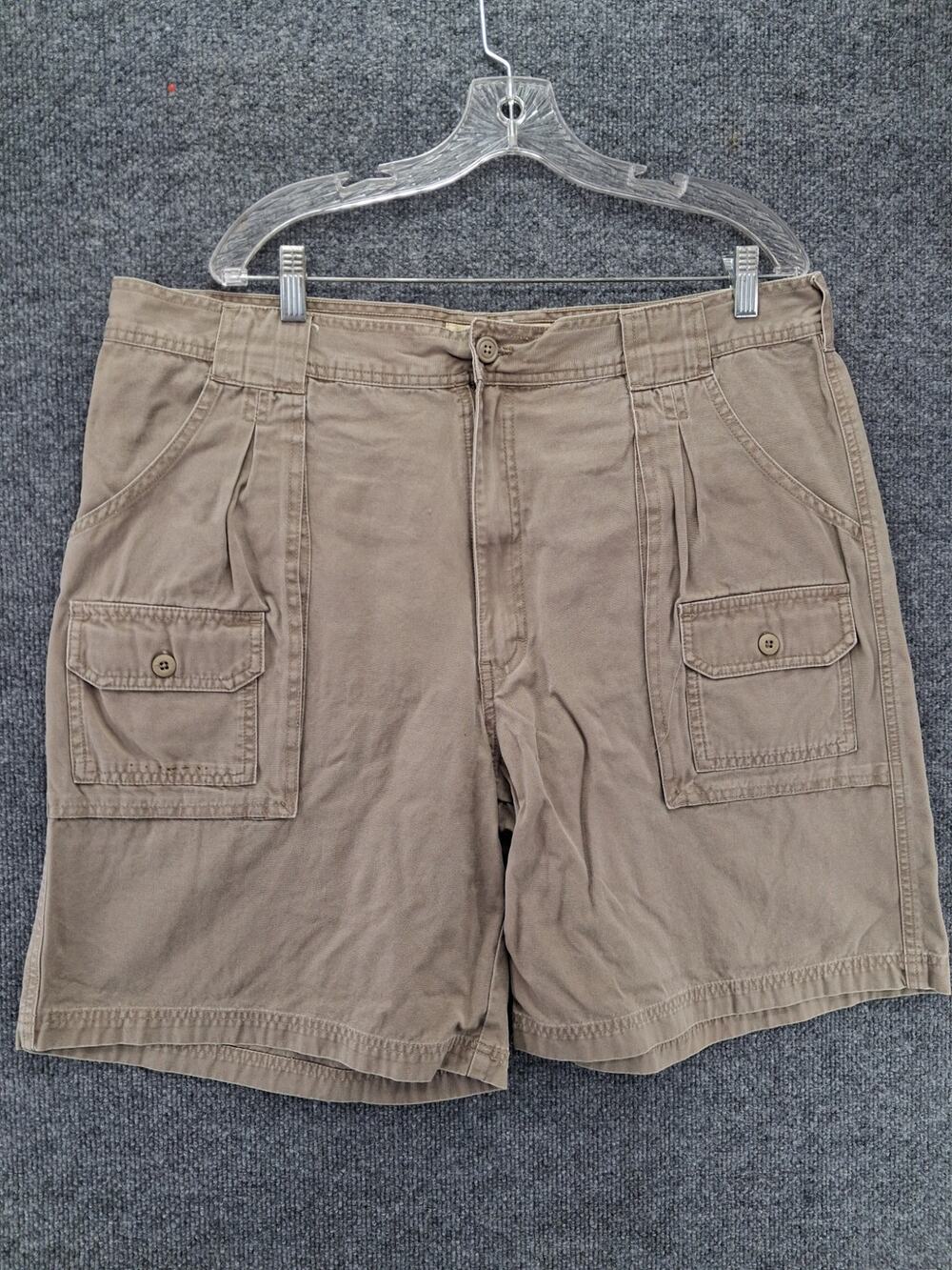 Cabelas 7 Pocket Hiking Shorts Mens 40 Brown